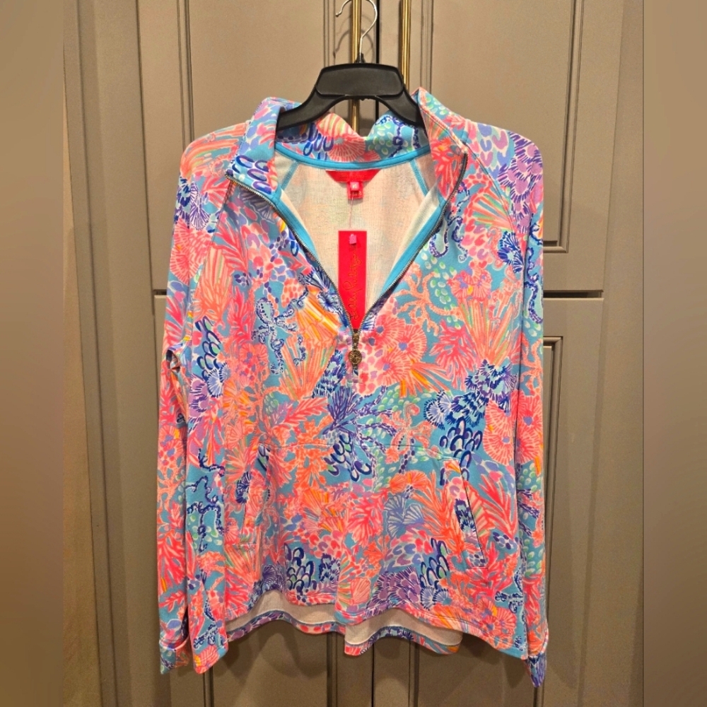 Lilly Pulitzer half zip pull over
